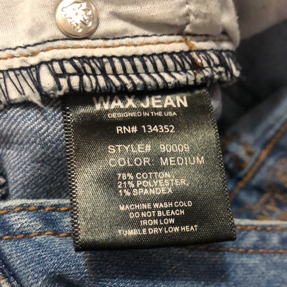 Wax Jeans bib overalls size med - Picture 10 of 12